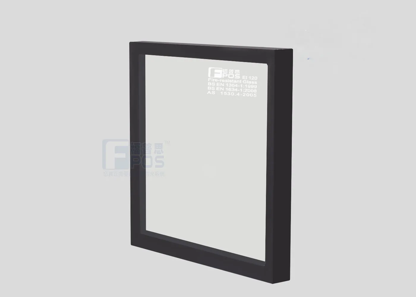 EI60 insulated fire-rated glass with integrity and insulation for hospital corridors and atriums