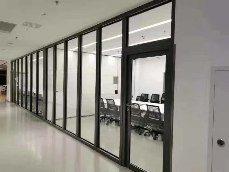 University campus building with fire-rated glass facade