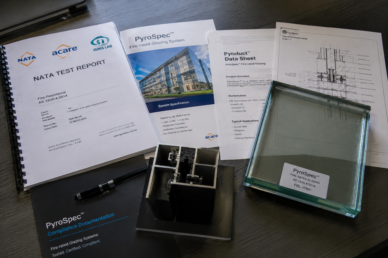 Specify fire-rated glazing with confidence — request PyroSpec compliance documentation