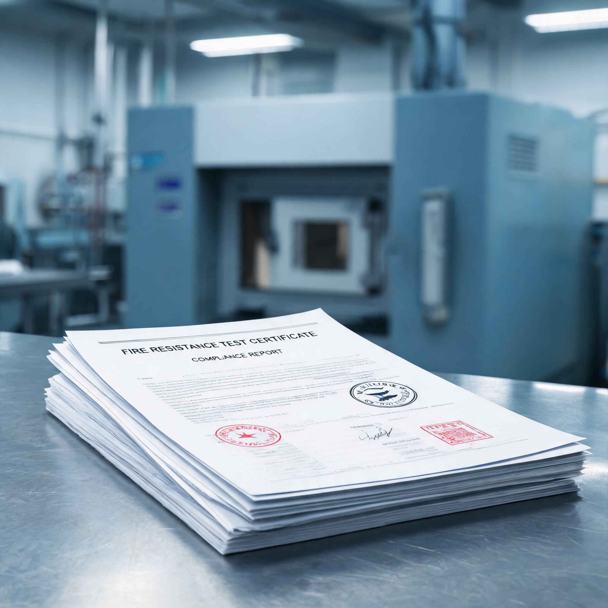 AS 1530.4 compliance documentation and fire test reports
