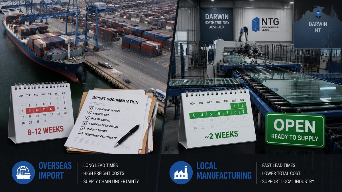 Northern Glass Solutions $21M fire-rated glass manufacturing facility at East Arm Darwin — Australia's first government-backed domestic fire glass plant